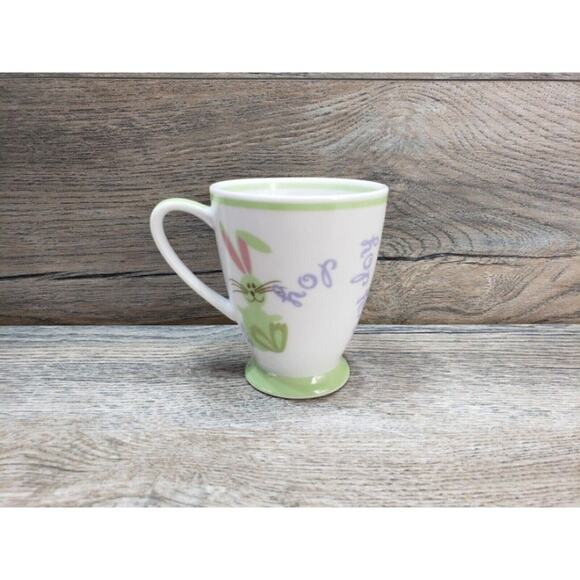Starbucks Easter Spring 2007 Bunny Hop Hop Hop Small Coffee Cup - Picture 3 of 8
